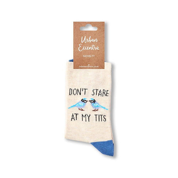 Don't Stare At My Tits Socks