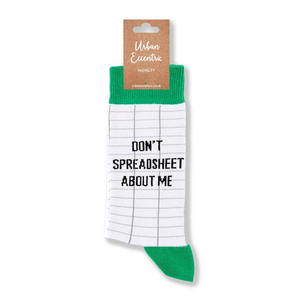 Don't Spreadsheet About Me Socks