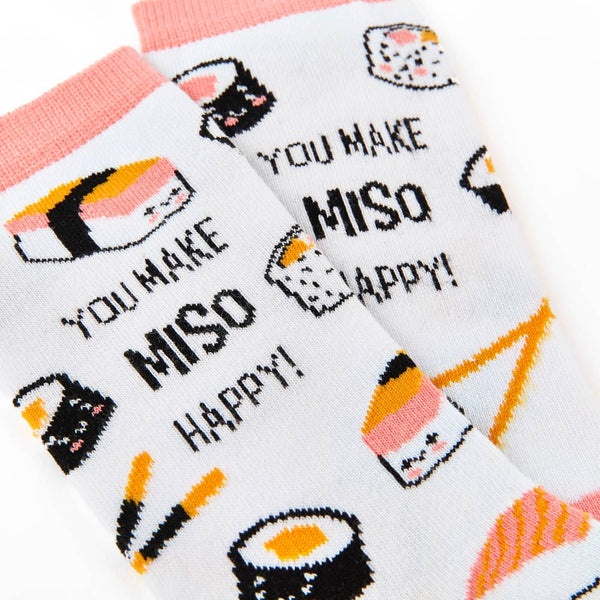 You Make Miso Happy Socks