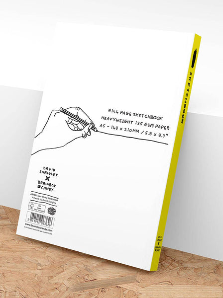 Shrigley Art Sketchbook Funny Gift - Art Will Save The World