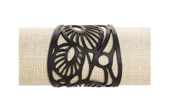 Leaf Art Nouveau Inner Tube Bracelet by Paguro