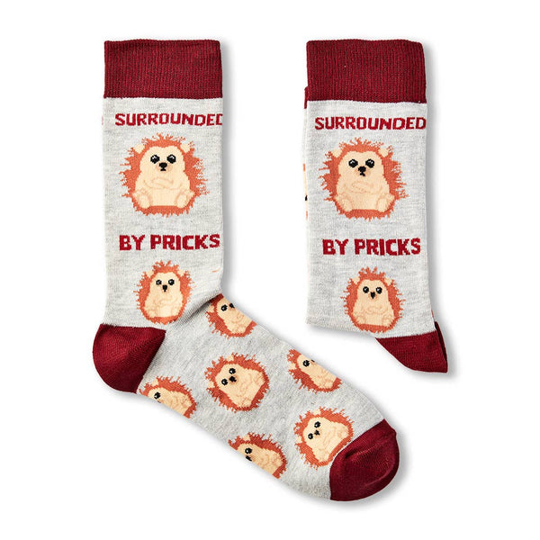 Surrounded by Pricks socks